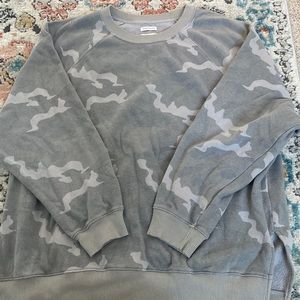 American eagle camo crew sweatshirt
